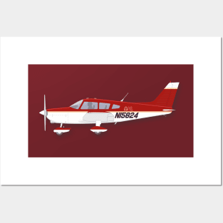 Piper PA28 Cherokee Posters and Art